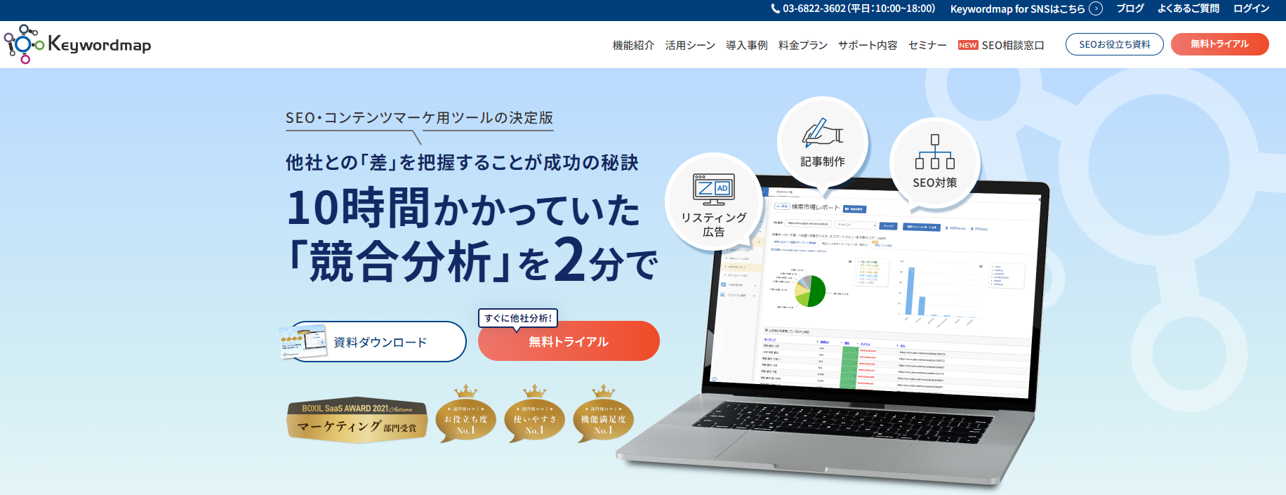 Keyword Map トップ画像