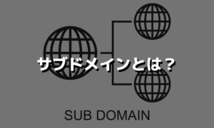 サブドメインとは？使用する際のポイントについて