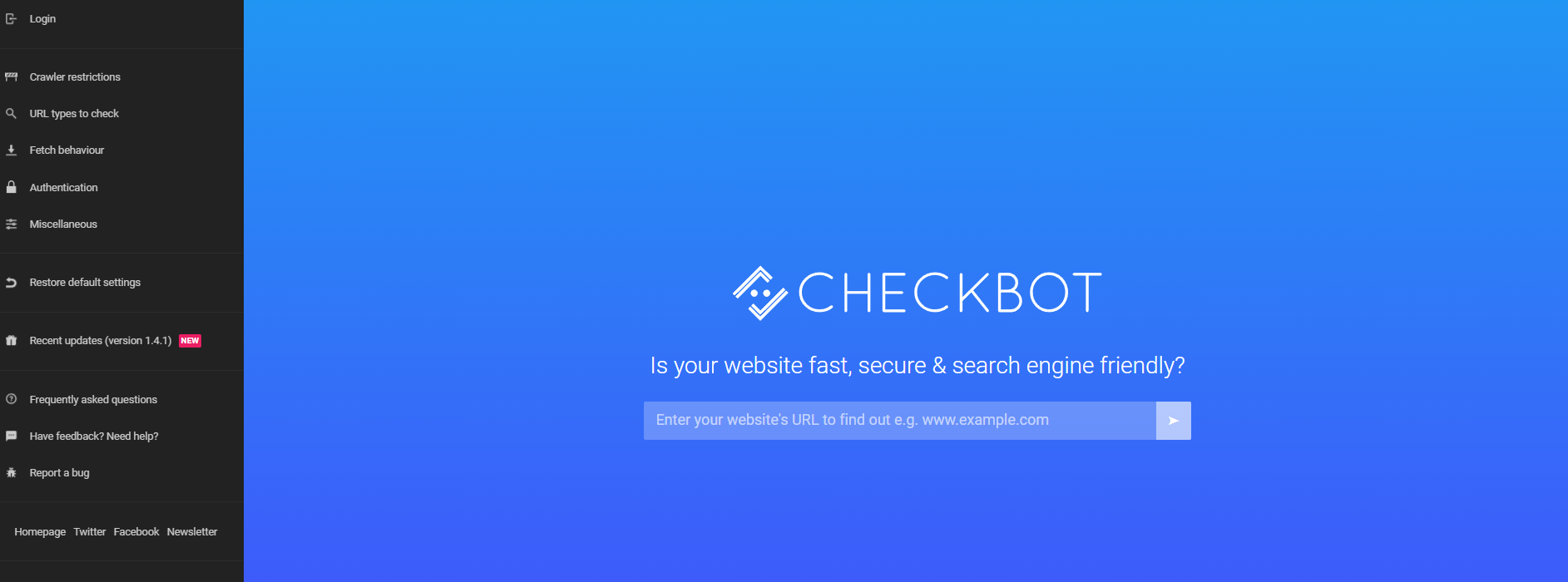 Chromeの拡張機能checkbot