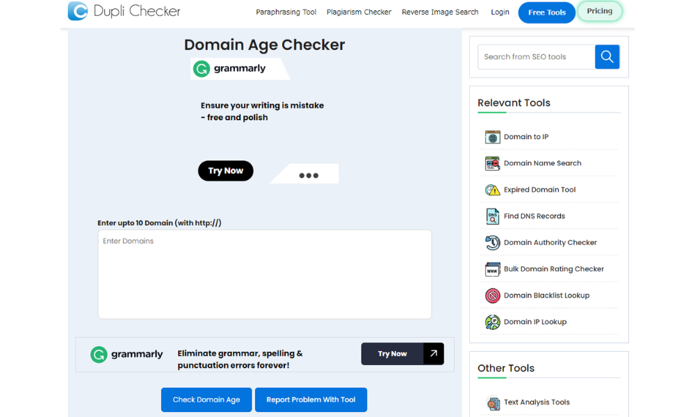 DomainAgeCheckerトップイメージ