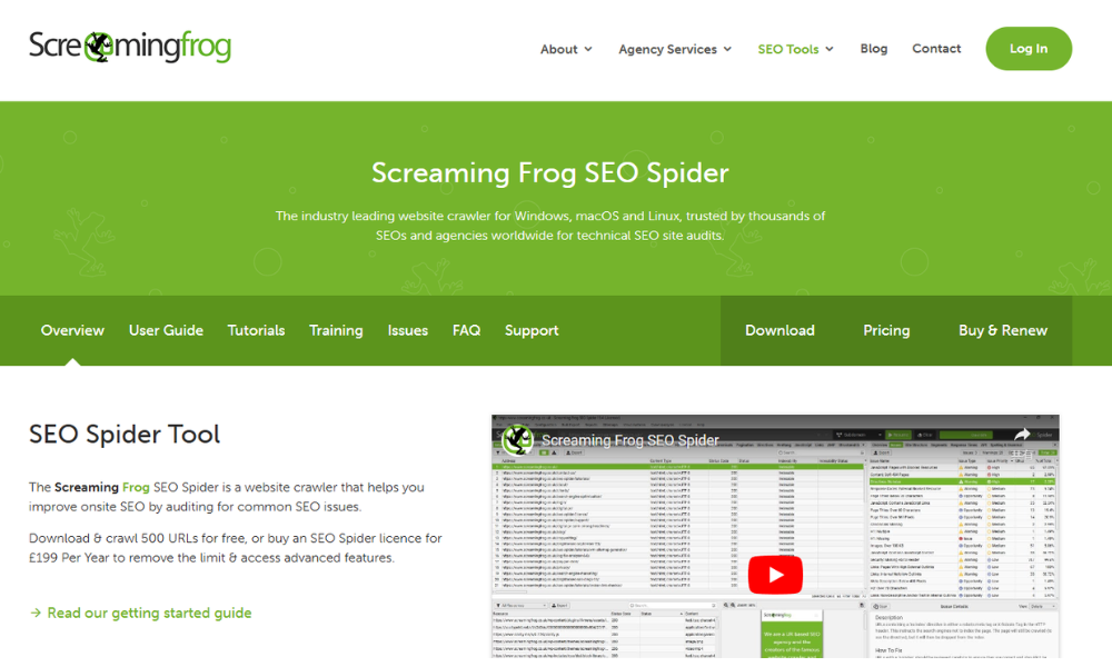 Screaming Frogトップイメージ